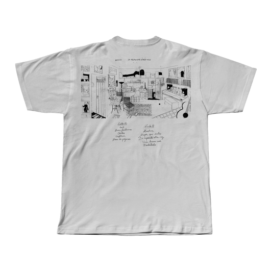 2) Playera DROV ByN